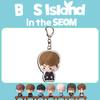 BTS In the SEOM Acrylic Keychain, 2025 Cute Cartoon Chibi Character Figure Pendant, Kpop Merchandise Bag Charm Key Ring for ARMY Fans