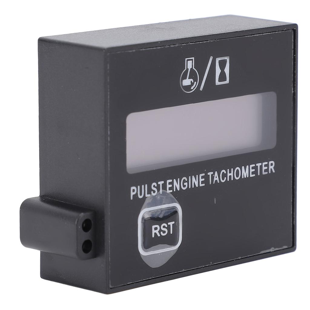 Small Digital Engine Tachometer with Clip Waterproofing Inductive Chainsaw Tacho Gauge RPM Meter