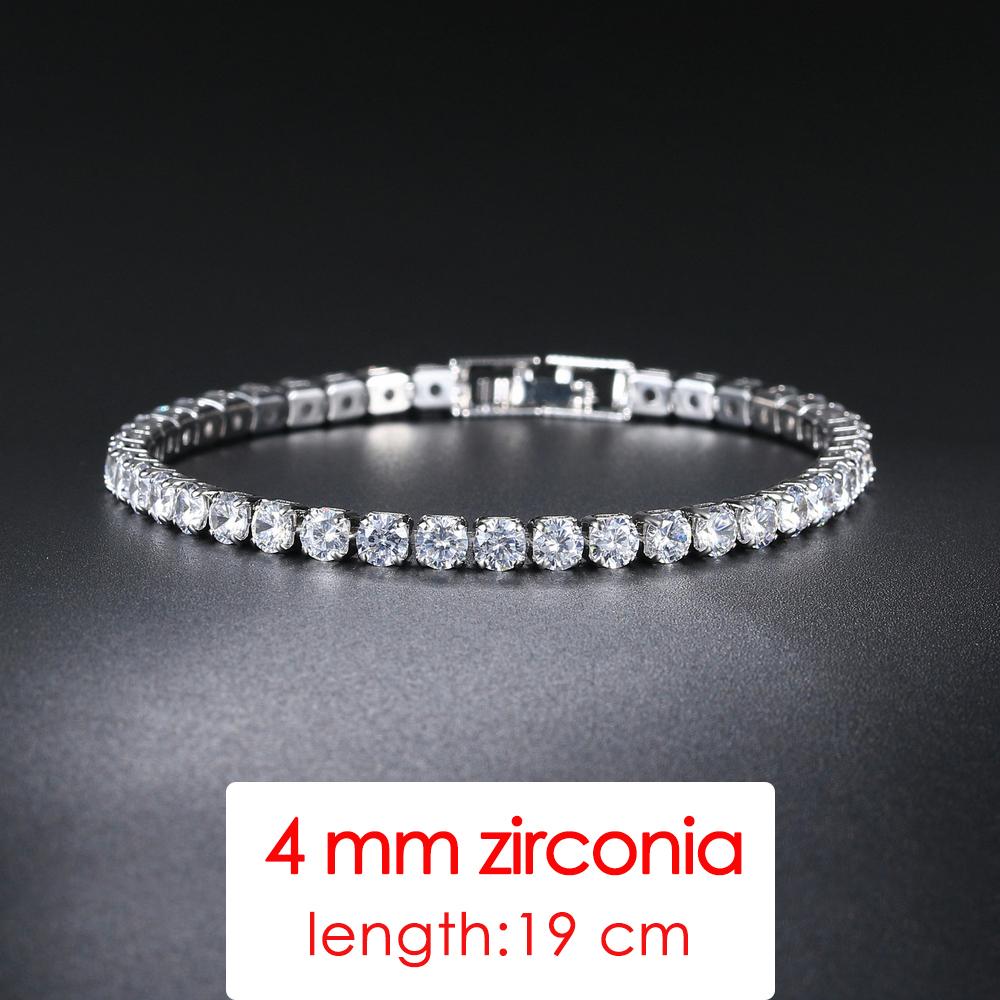 ZHOUYANG Tennis Bracelet For Women Luxury Colorful Optional 2.5mm CZ Crystal Rose Gold Color Gift Fashion Jewelry KC128