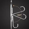 10pcs Heart Shape Transparent Hooks Non Punching Plastic Love Hangers Holder Self Adhesive Key Towel Multi-Purpose Hooks