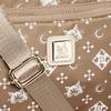 WACHIFIELD T2O Lightweight Water-Repellent Shoulder BagHandbag with Wallet, Perfect for Women, Dayan Cat Design, WTSK-01 (Oak)