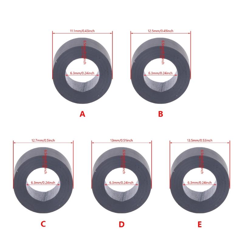 2Piece Cassette Deck Rubber Belt Set Idle Wheel Belt Idler Rubber Rings Restoring Auditory Performances