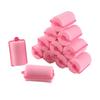 2025 Trend 12Pcs Dark Pink Hair Styling Soft Foam Sponge Rollers Curlers Hairdressing Tool
