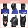 Högklassig Filmklassiker Huvudbonad Svart Nattprins Latex Batman Mask Mörka Riddaren Tema Busmask