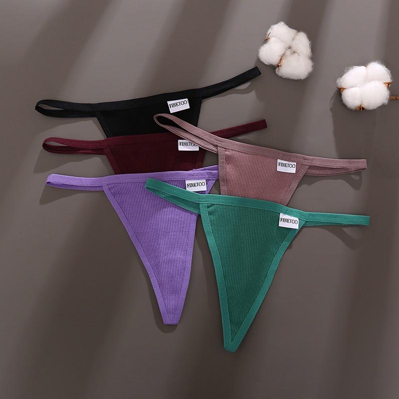 FINETOO Dámská tanga pro ženy Sexy kalhotky G-String Pohodlné spodní prádlo