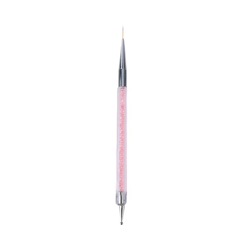 Dual-ended Nail Art Dotting & Line Drawing Pen – Versatile Tool for Dotting, Flower, and Line Art.