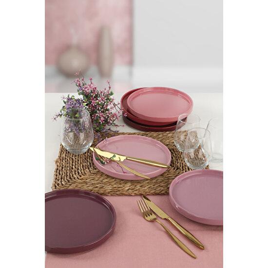 

Keramika Mix Фиолетовая штабелируемая тарелка для торта 21 см, 6 предметов