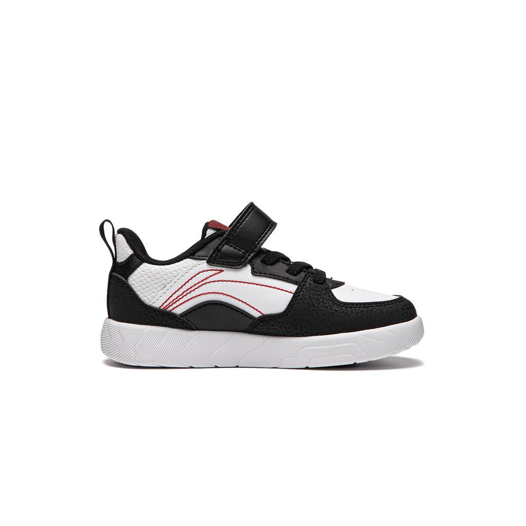 Li Ning Kids Comfortable Classic Shock Absorption Rebound Low-Top Sneakers Kids Sneakers Black YKNU060-3