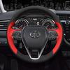 Custom Hand-Stitched Steering Wheel Cover for Toyota Camry, Corolla, RAV4, and Wildlander