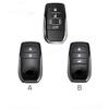 Zinc Alloy Leather Car Key Case For Toyota Chr Hilux Fortuner Land Cruiser 200 Camry Corolla Crown Rav4 Highland Key Case