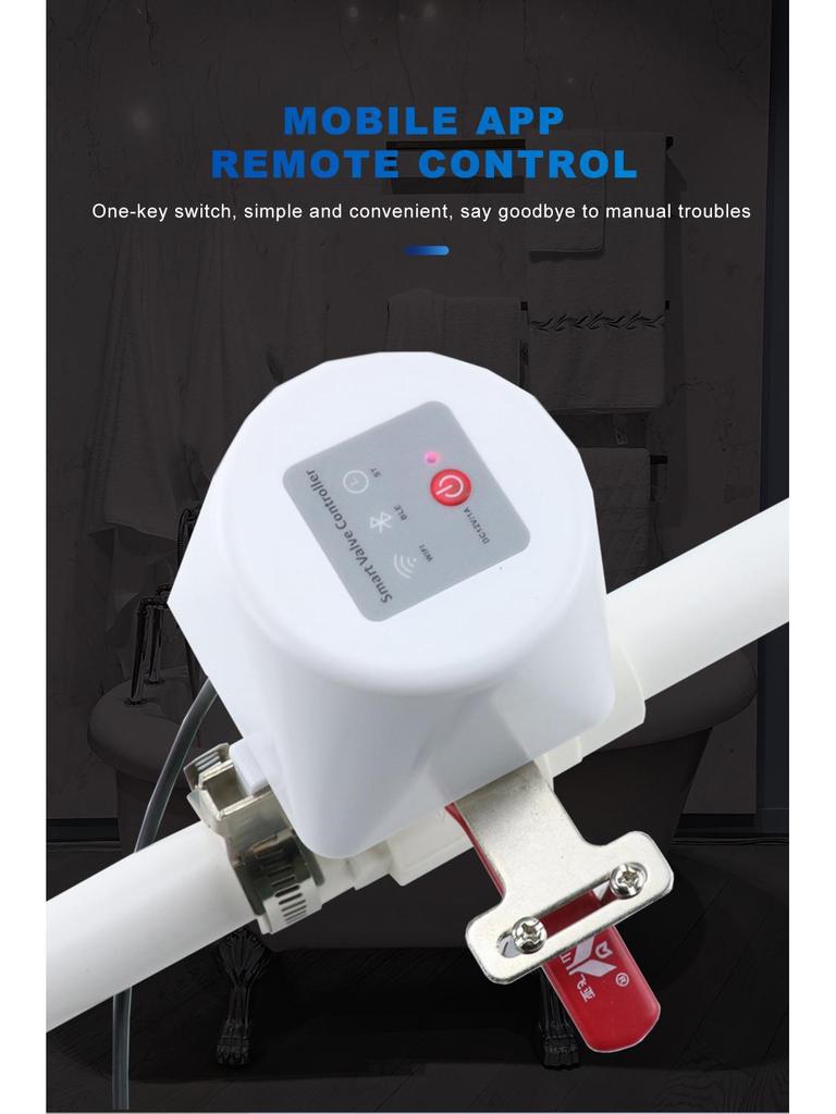 Tuya Smart WiFi Robotický ovladač ventilu pro senzory detekce úniku