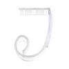 Reusable Table Skirting Fasteners, 12 Piece Plastic Tablecloth Holders with Touch Fastener Straps for Wedding Tables and Trade Show Displays