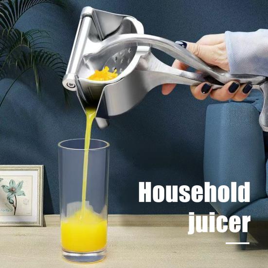 Manual Fruit Juice Press Heavy Duty Aluminum Alloy Lemon Squeezer Handheld Extractor for Citrus Orange Pomegranates Fruit Lemon Lime