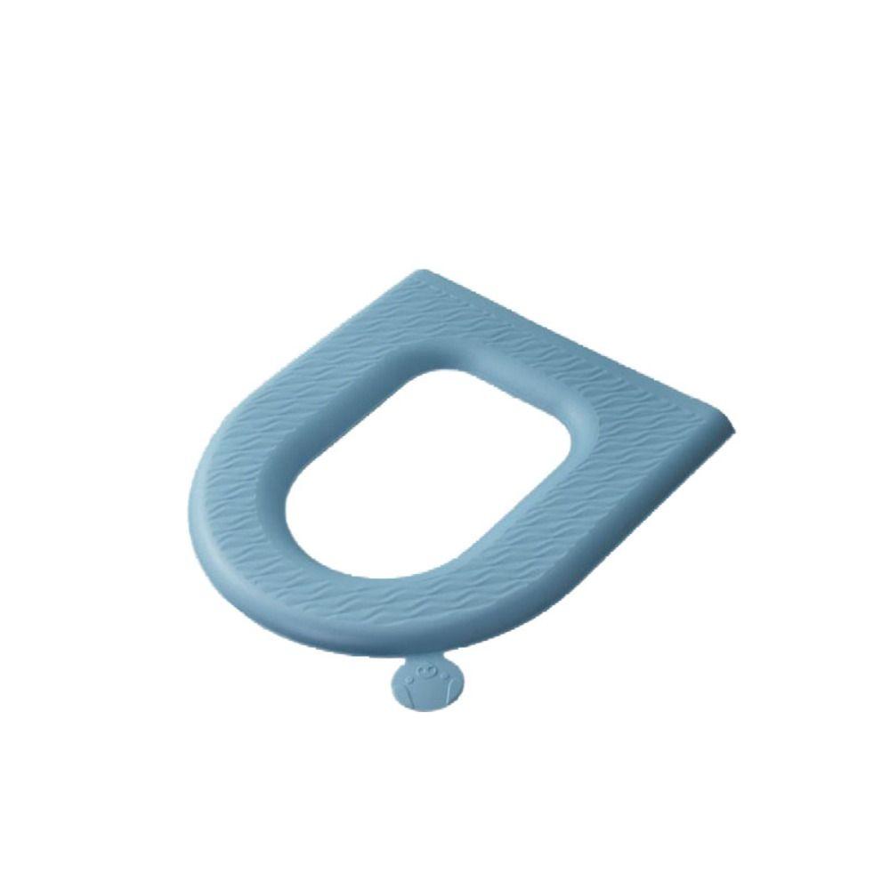Washable Toilet Seat Cover Waterpoof Toilet Sticky Seat Pad WC Mat Toilet Cushion  Four Season
