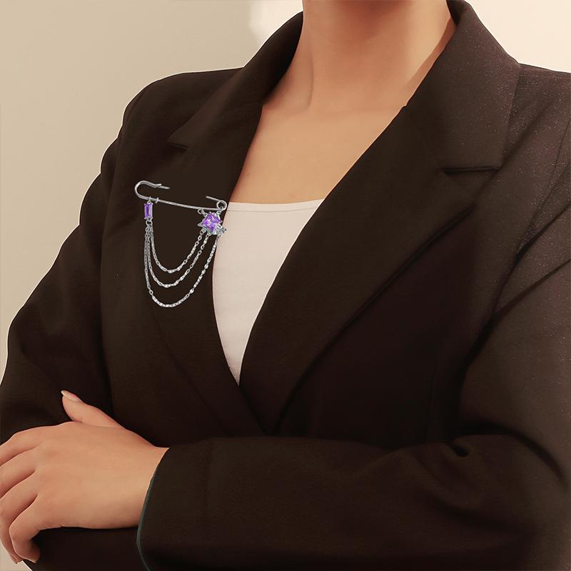 Elegante Perlenketten Quastenbrosche Mode Damen Kleidung Dekor Accessoires Schmucknadel Hosen Taillenverstellstifte Taschenanhänger Geschenke