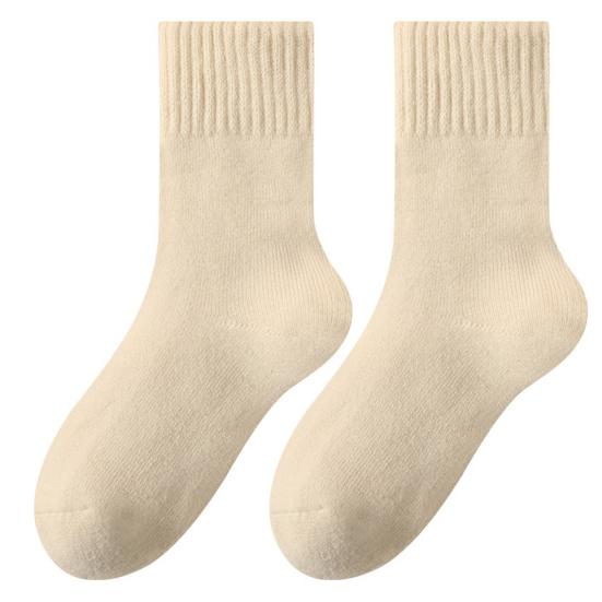 Damen Dicke Warme Socken Herbst Winter Weiche Gemütliche Fleecegefütterte Stiefelsocken Flauschige Kaltwetter Thermosocken