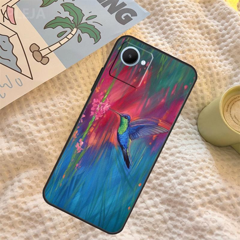 

Hummingbird Case For Realme C55 C71 C67 C51 C75 C63 C61 C65 C53 C35 11 12 13 14 Pro Plus GT6 GT7 15 Pro Realme C71 4G
