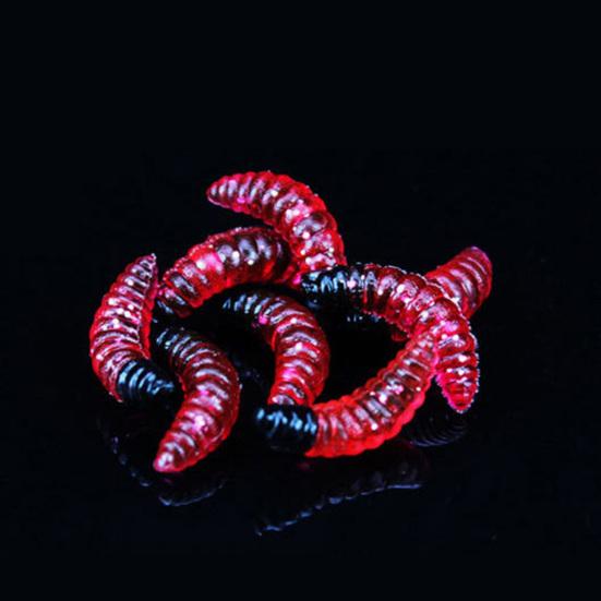 Rybářská návnada Yousheng Worm Realisticky vypadající Jasná barva Flexibilní Silný vztlak Přenosná měkká návnada Worm Umělá návnada Příslušenství