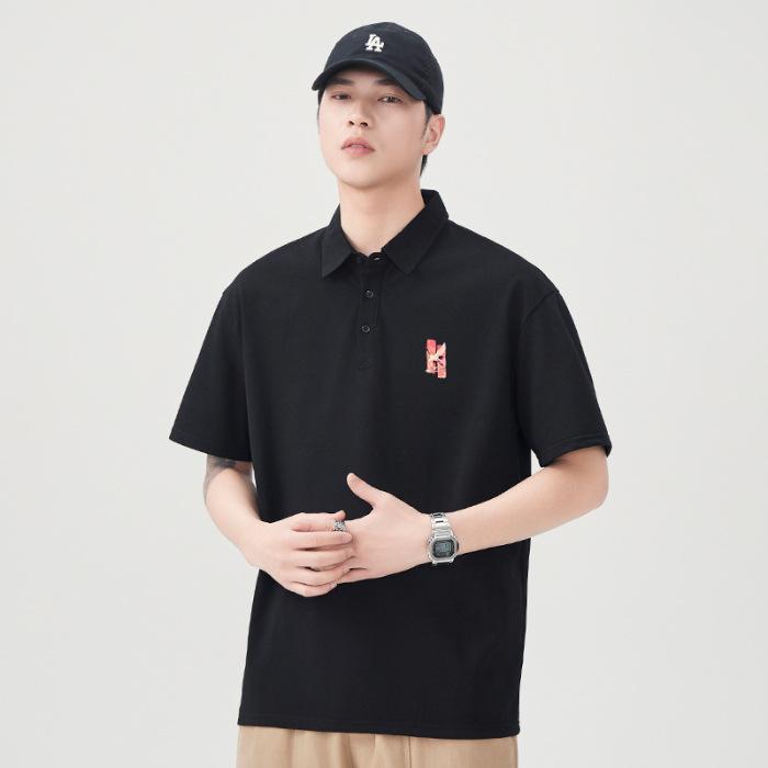 New Summer T-shirt Loose Lapel Short-sleeved POLO Shirt T-shirt