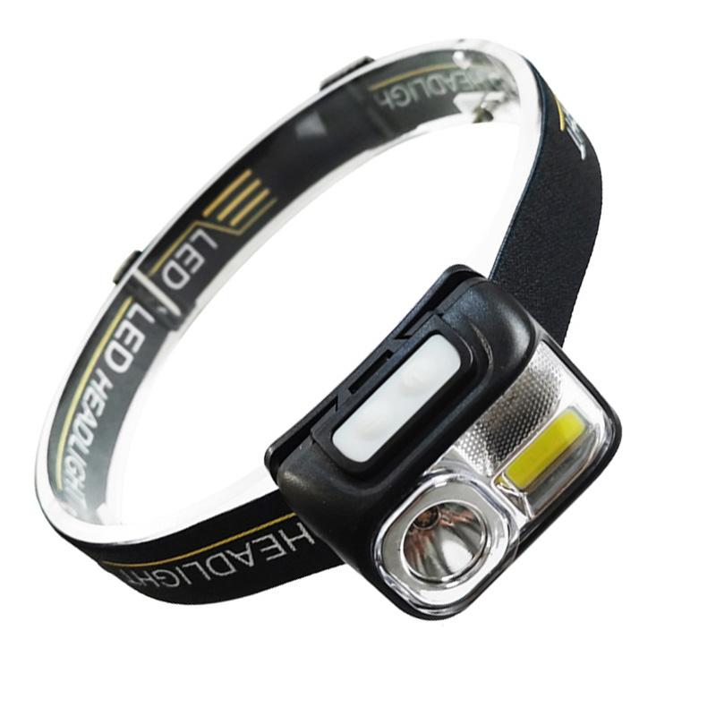 

Светодиодный налобный фонарь Сильный свет Дальнобойный Портативный Индуктивный Зарядка USB для Бега на открытом воздухе ночью