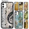 MaiYaCa Piano Keys Vintage Music Notes Phone Case Cover For iPhone 17 Air 16 15 Plus 11 12 13 14 Pro Max Coque