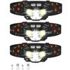 8 Modes LED Headlight Handfress Motion Sensor Powerful Headlamp Head Lamp COB Flashlight Torch Camping Fishing LED Head Light