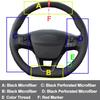 DIY Car Steering Wheel Cover For Ford Focus ST-Line 2018- Focus ST -