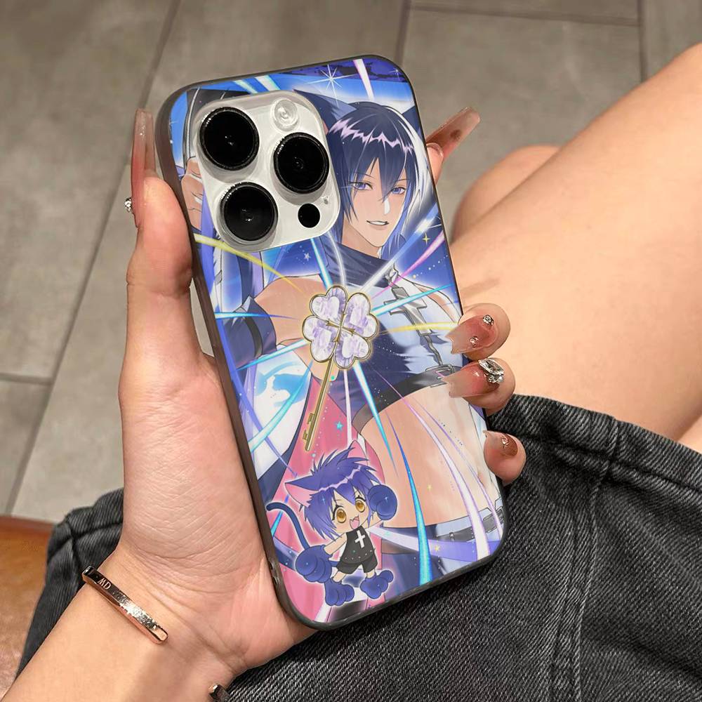 

ANIME Shugo Chara Amu Phone Case For IPhone 17 16 15 14 13 12 11 Pro Max Plus Pro Stripe Soft Cover iPhone 17 Air