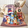 Bluey Bingo Adventures Blanket Comfortable Perfect for Office Chair Bed Couch Four Seasons Multipurpose Stylish Decor Gift for Travel Home Birthdays