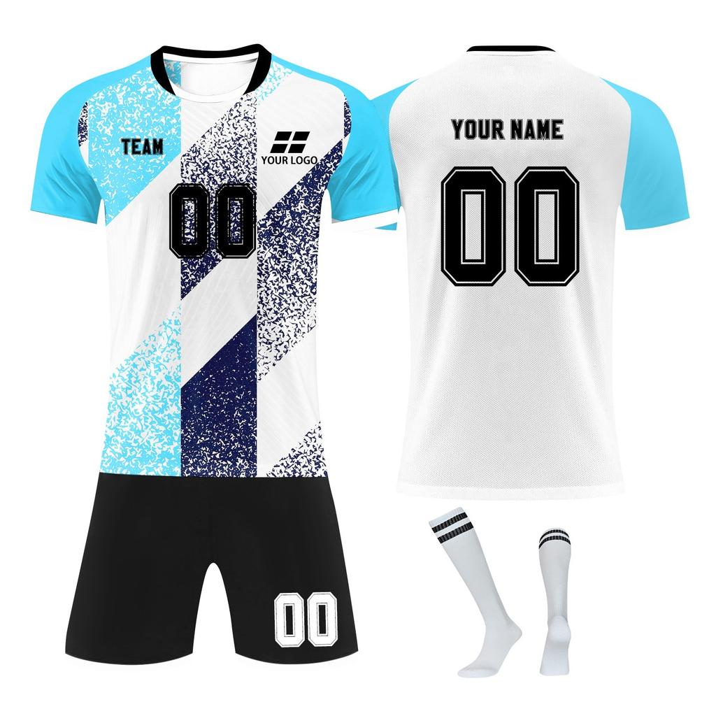 Personalised Shirts Kit Mens Girls With Number Custom Football Jerseys For Boys Training Suit
