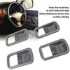 Denash 4Pcs Interior Door Handle Bezel, 69277-60010 Replacement Inner Door Handle Trim Cover for 80 Series FJ80 FZJ80 HDJ80 HDJ81 HZJ80 HZJ81