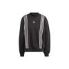 Originals Women Adicolor 70s 3 Stripes French Terry Pullover Sweatshirt Black IK7869