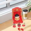Chinese Deity Figurine with Altar for Spring Festival Tabletop Display
