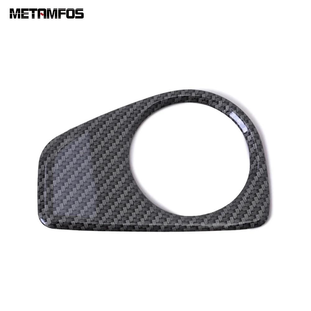 Interior Accessories For Volkswagen VW Atlas Teramont 2017- Carbon Fiber Head Light Lamp Switch Button Cover Trim