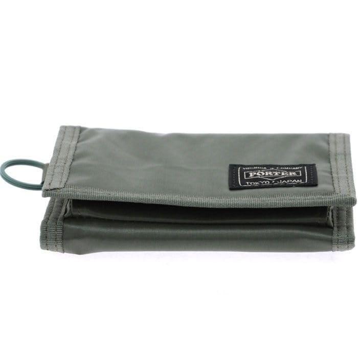 PORTER Capsule Nylon Trifold Wallet 555-06439, Black