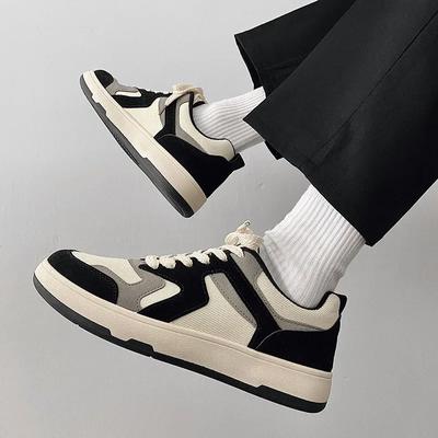 Fashion Men's Vulcanized Shoes Fashion Platform Shoes Outdoor Casual Sneakers Men Street Skate Shoe Lace-up Shoes Zapatillas Hombre