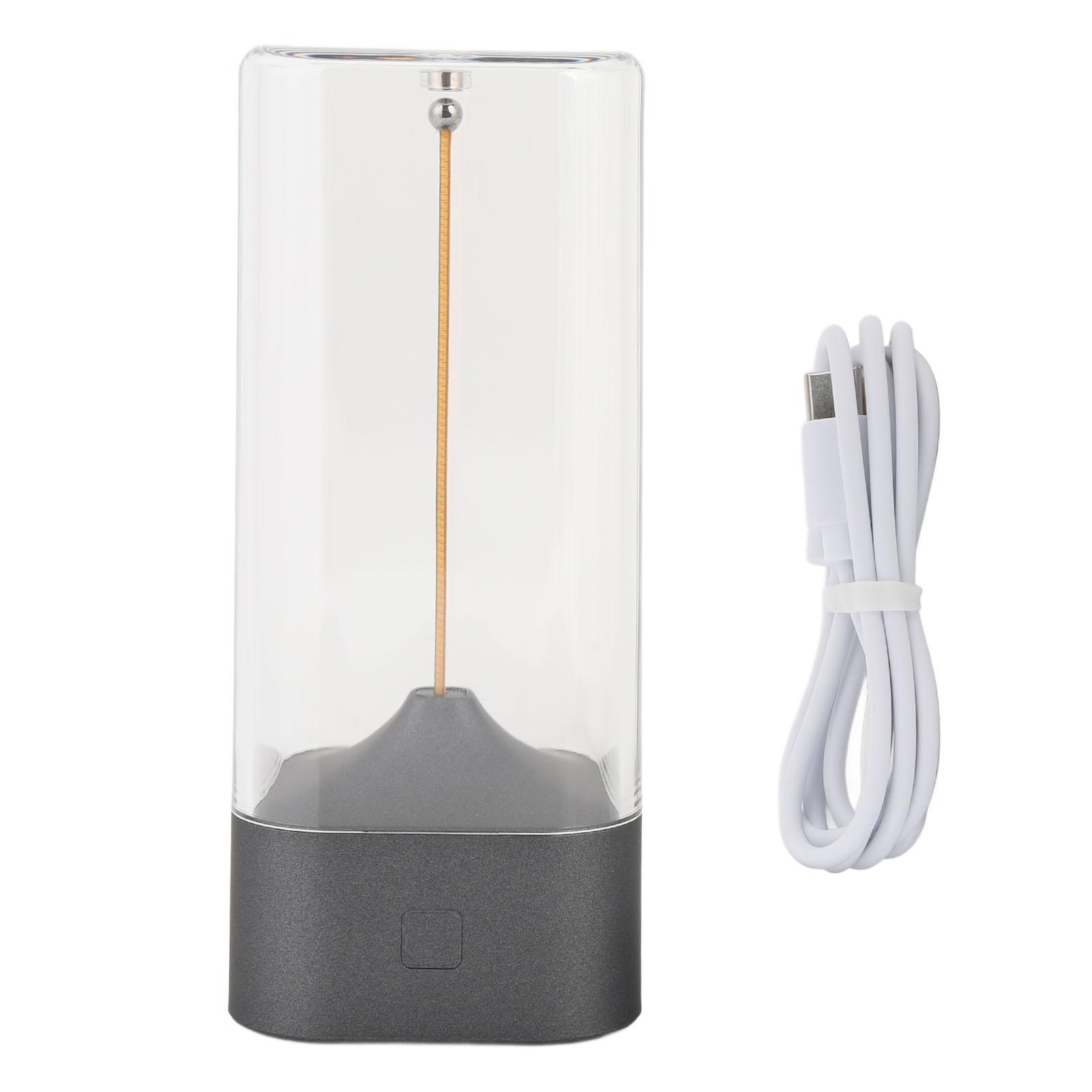 

Магнитная нитевая лампа Минималистичная современная светодиодная настольная лампа Сенсорное управление Диммируемая Перезаряжаемая серый