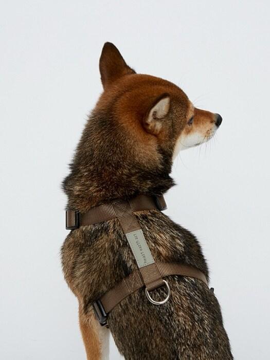 

сердце земля искусство H-образная шлейка коричневая L