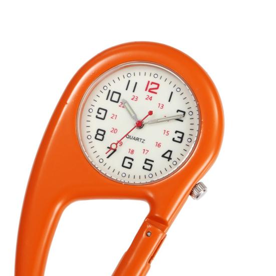 Orologio da Tasca Luminoso Resistente agli Urti Preciso Clip per Zaino Cintura Orologio per Esterno