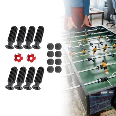 8 Stück Tischfußball-Ersatzgriffkomponenten, rutschfest, einfach zu installieren