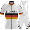 Retro Team T Radtrikot Set Herren Vintage Radbekleidung Sommer Klassisch Rennrad T-Shirts Anzug Fahrrad Trägerhosen