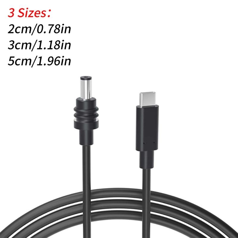 Mini DC5521 To 5.5x2.1mm /Type C Cable With 19OWG Wire And Multiple Length Option For Indoor And Outdoor Use