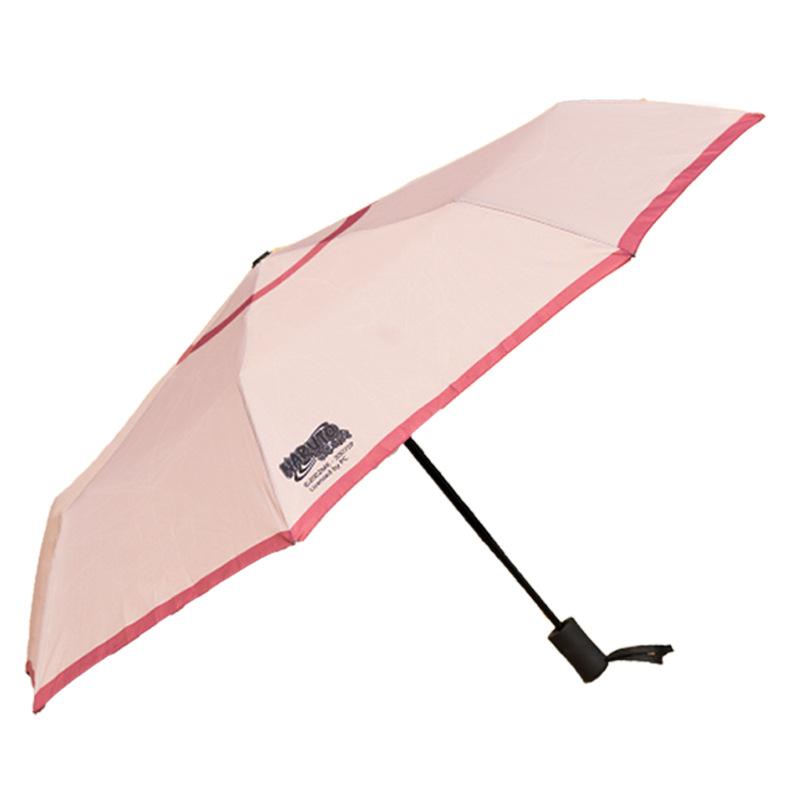 Hot Anime Naruto Umbrella Automatic Sunny Umbrella Akatsuki Sasuke Animation Peripheral Cartoon Creative Parasol Children's Gift