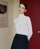 BIBYSEOB Neck Point Turtleneck White [T43]