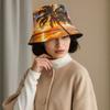 Soft Breathable Bucket Hat Sun Protective Caps with Tropical Scenery Print for Outdoor Activity and Travel Beach Vacation