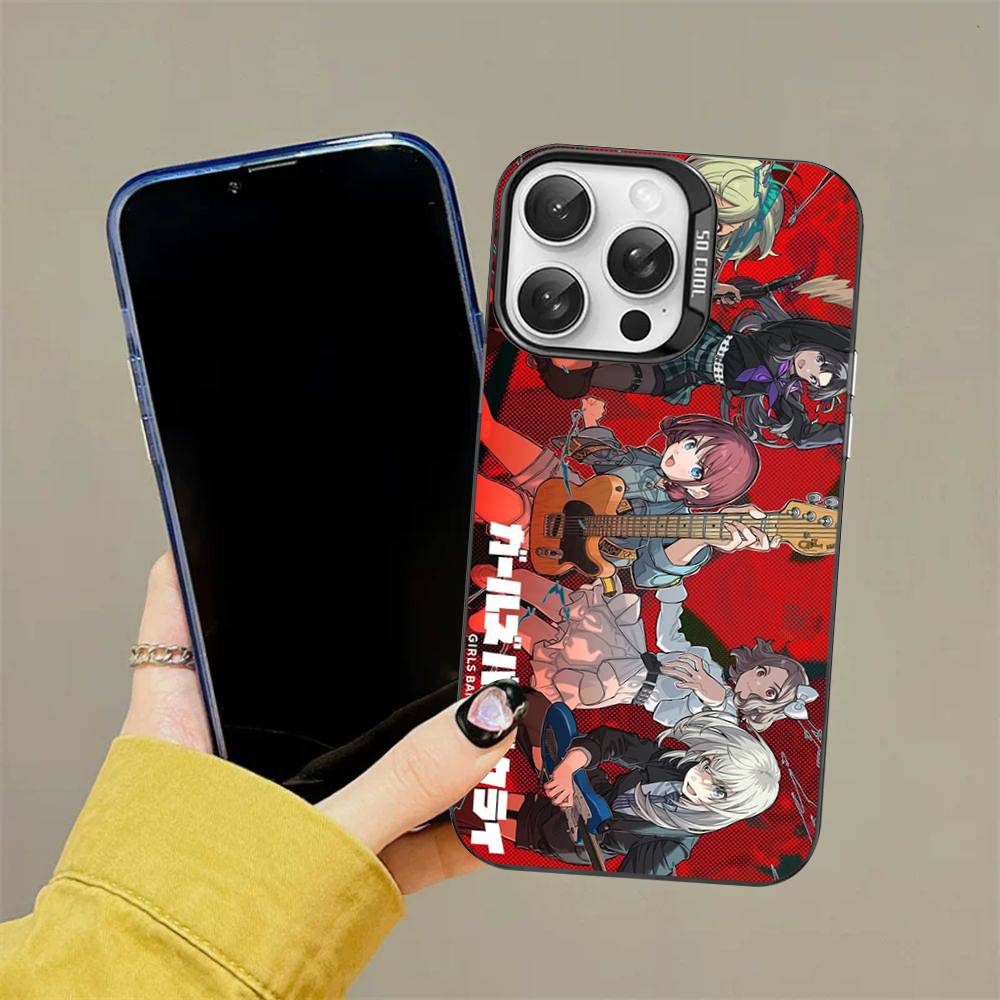 Music Anime Girls Band Cry Phone Case For IPhone 17 Air 16 15 14 13 12 11 Pro Max Color Hard Cover