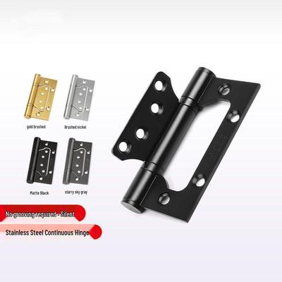 4-Inch Thickened 304 Stainless Steel Mortise-Free Silent Bearing Door Hinge