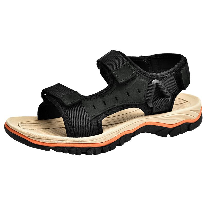 Fashion Man Sandals Luxury Summer Flat Bottomed Outdoor Hiking Anti Slip Lazy Sports Beach Breathable Brand Casual Sandals Zapatillas