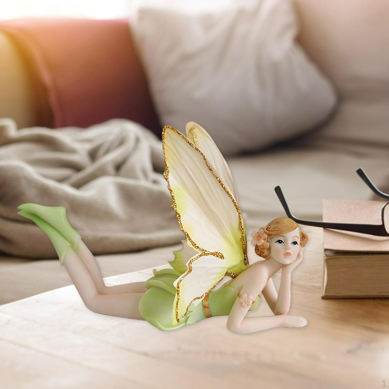 

Статуэтка, статуэтки-украшения ангелов, миниатюрные свадебные украшения, подарки для детей и дочерей 21x18x8cm