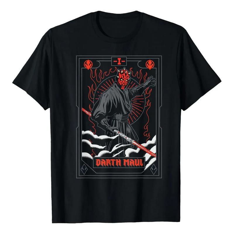 Camiseta Con Cartas Del Tarot De Darth Maul De Star Wars La S